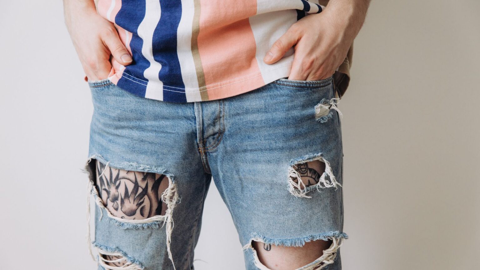 Distressed jean