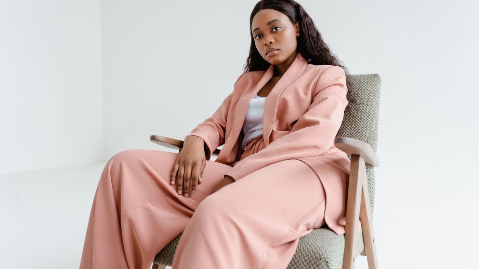 Dusty Rose Wide Leg Pants
