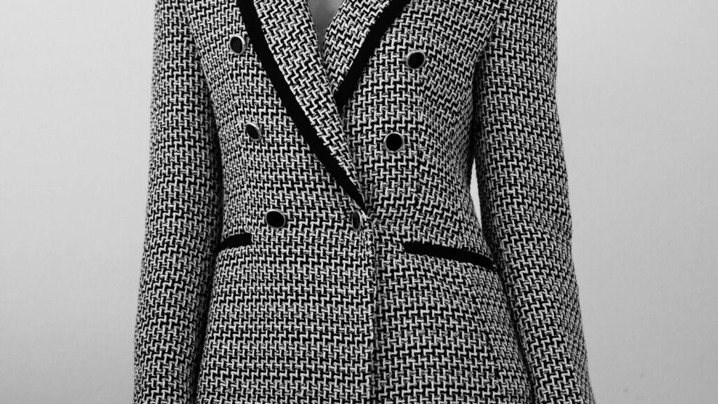 Heavy Tweed Skirt Suits