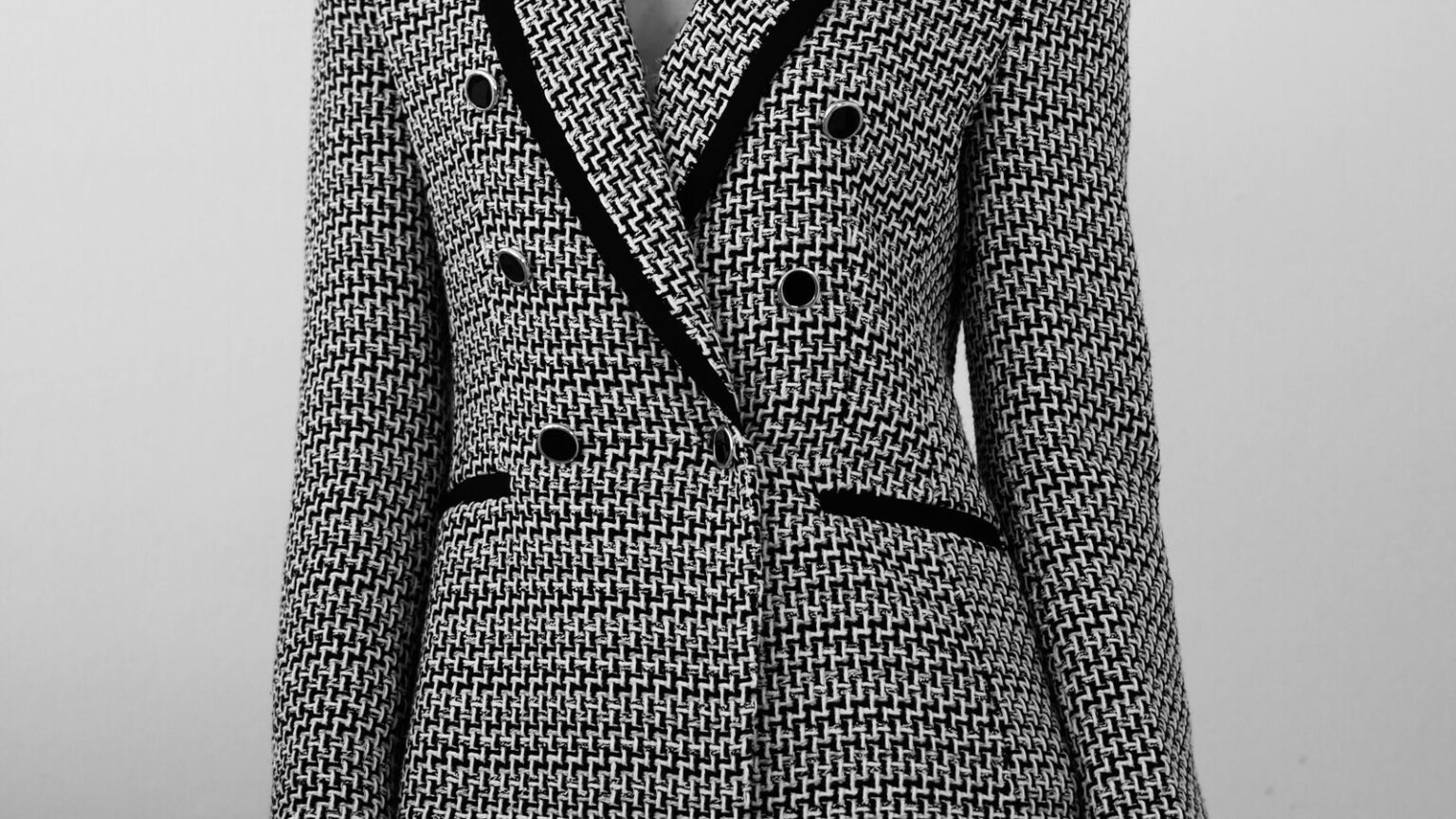 Heavy Tweed Skirt Suits