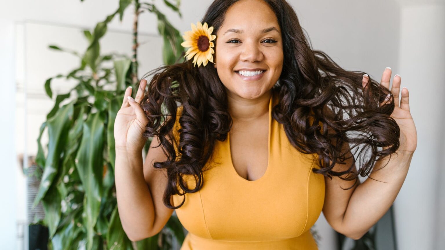 Mustard dress