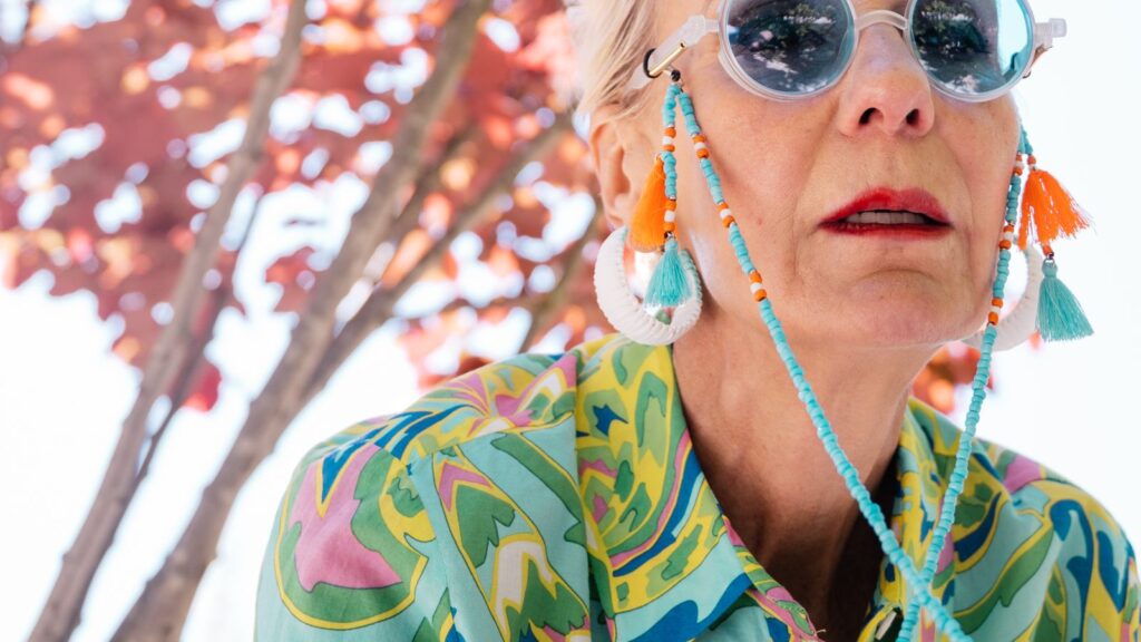 Oversized Reading Glasses On Beaded Chains