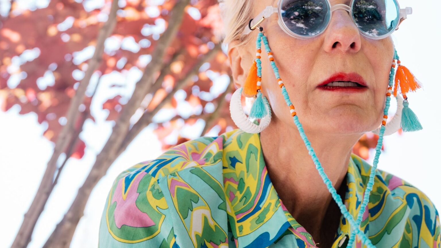 Oversized Reading Glasses On Beaded Chains