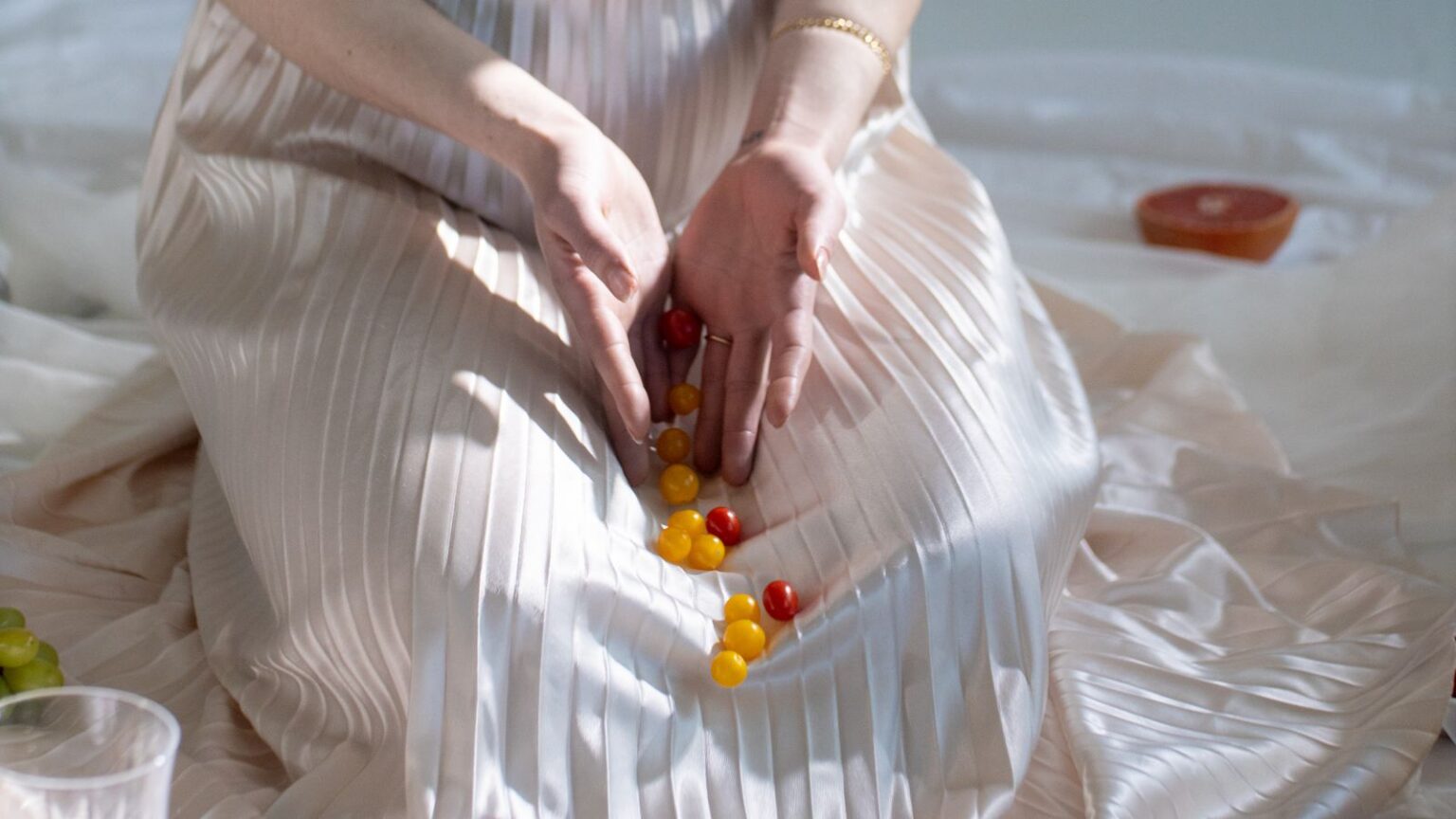 Pleated dress