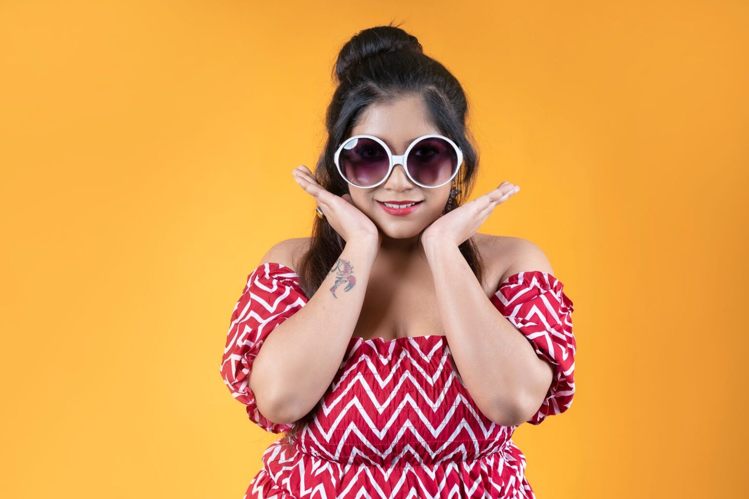 The Chevron Patterned Dress