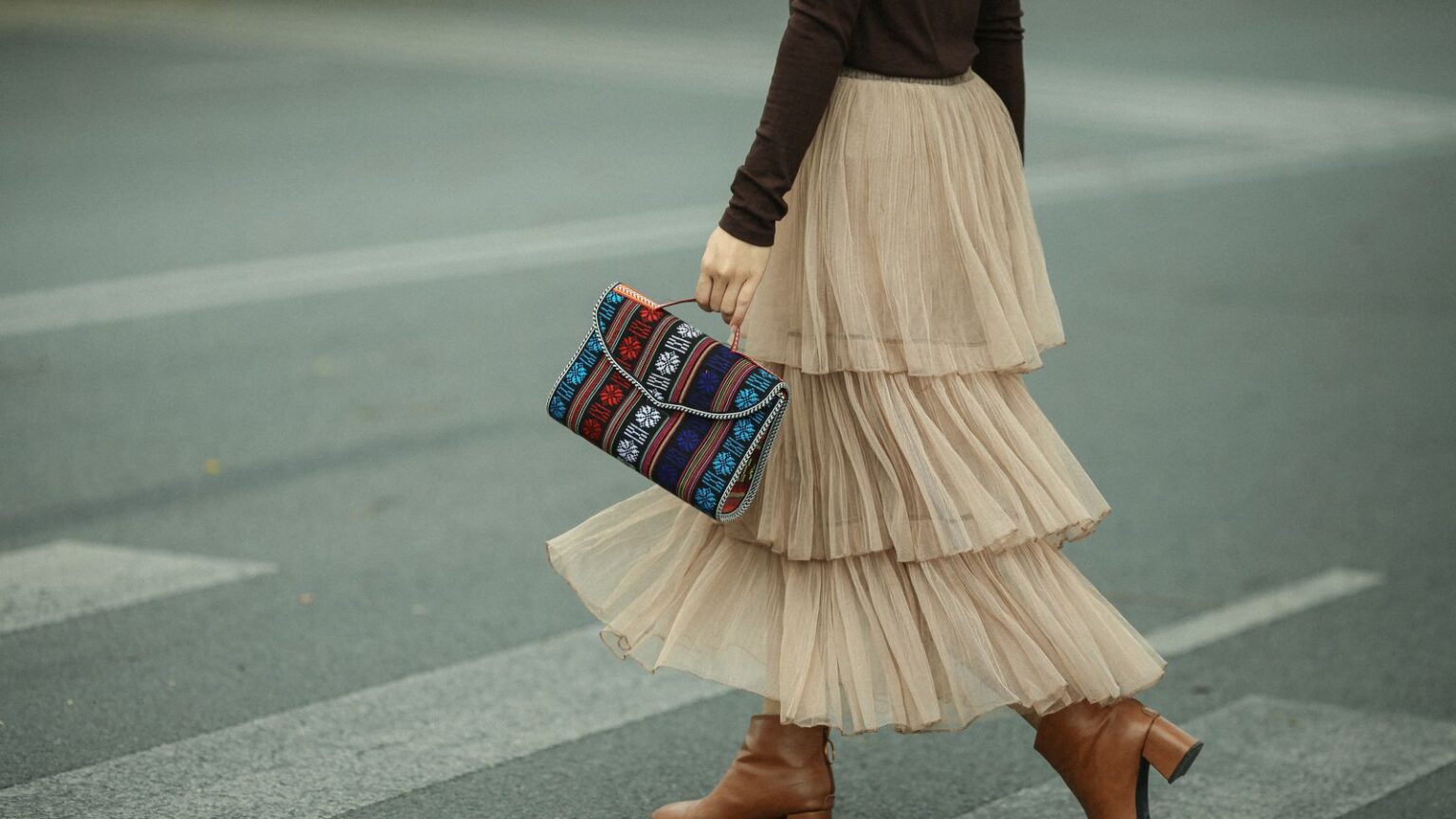 Tiered skirt