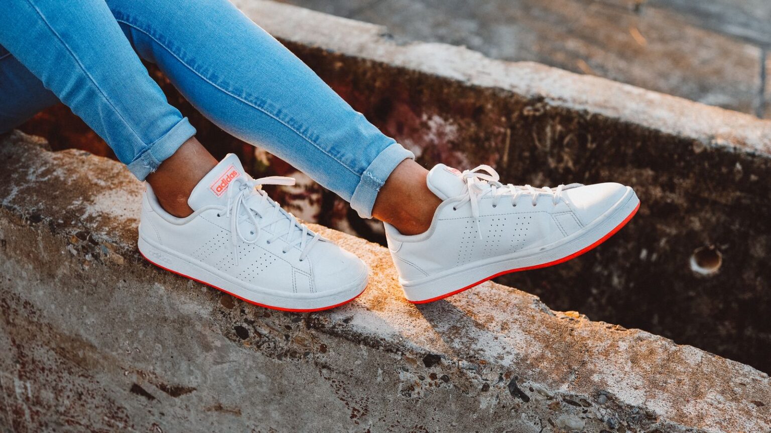 White sneaker