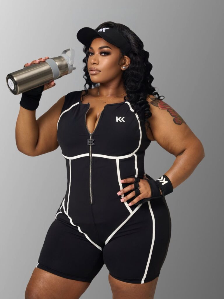 Plus size activewear brand- Kreated Kurvy