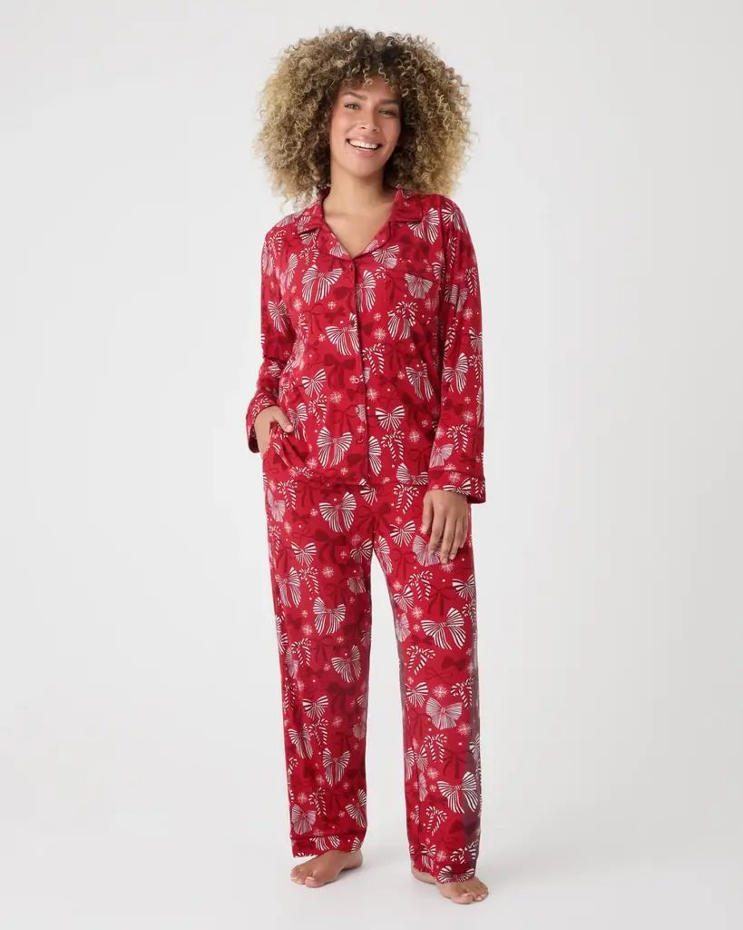 Holiday Bows Women's Pajama Set