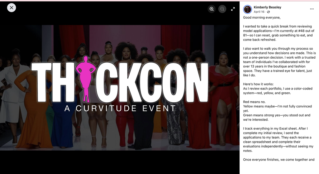 An interview with ThickCon 2026 founder Kimberly Beasley